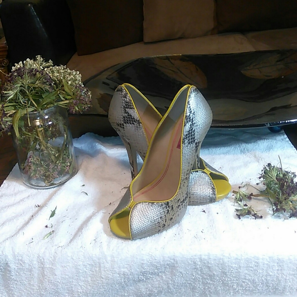 5/48 ladies 5 in silver snake skin